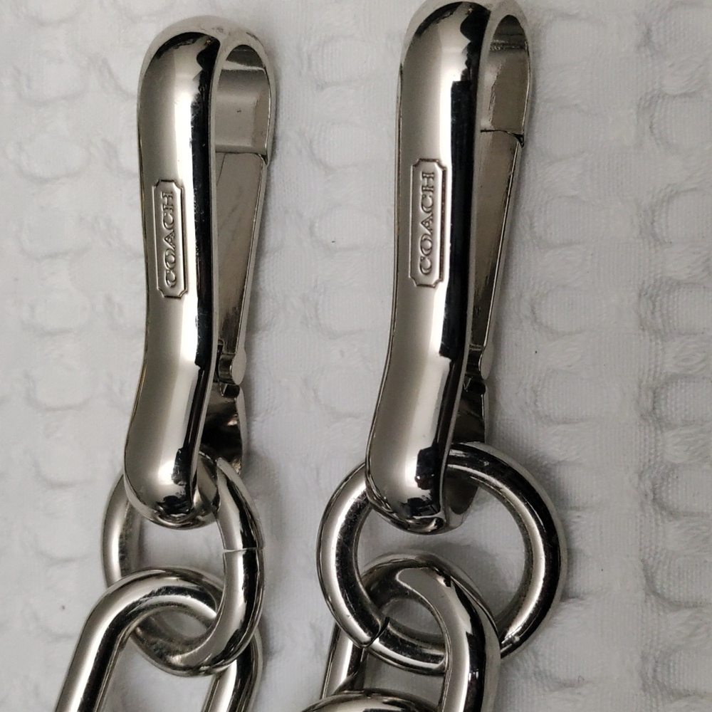 Coach Black/Brown Leather Shoulder Strap Bundle (2) - Picture 3 of 5